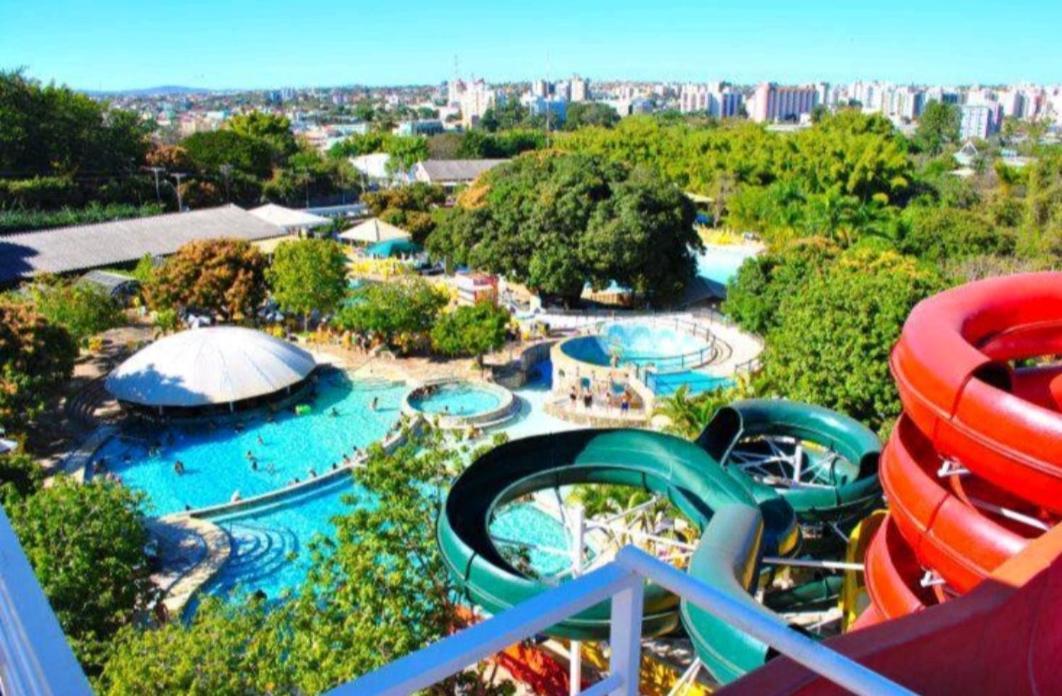 Aparthotel Piazza Diroma Acesso Diroma Acqua Park Gratuito Star Temporada Caldas Novas Exterior foto